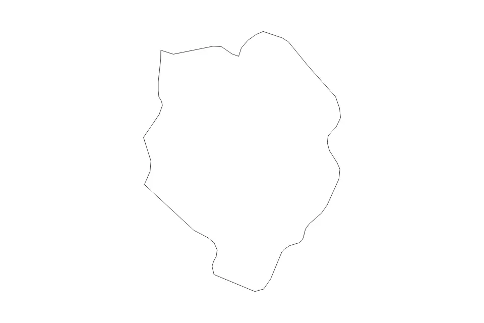 Carte de Biella, Italy de type contour pour Europe, montrant contour avec des limites nettes.