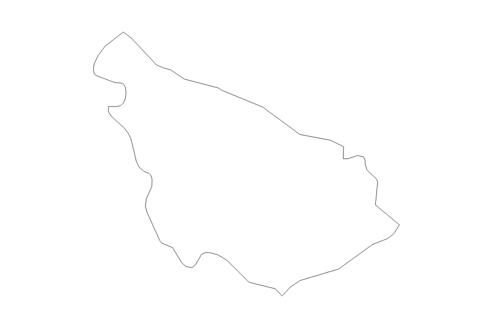 Carte de Brindisi, Italy de type contour pour Europe, montrant contour avec des limites nettes.