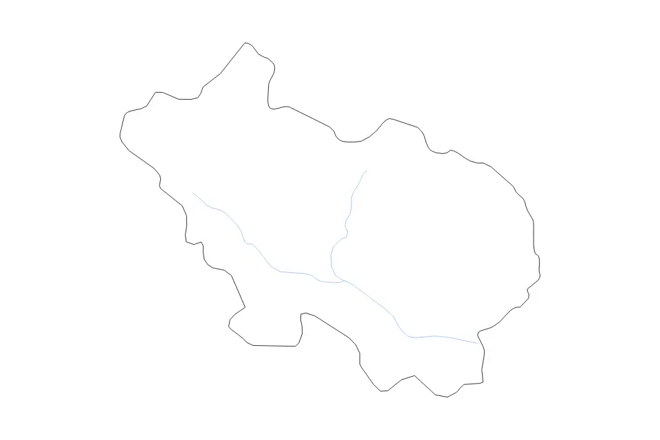 Carte de Frosinone, Italy de type contour et rivières pour Europe, montrant contour et rivières avec des limites nettes.