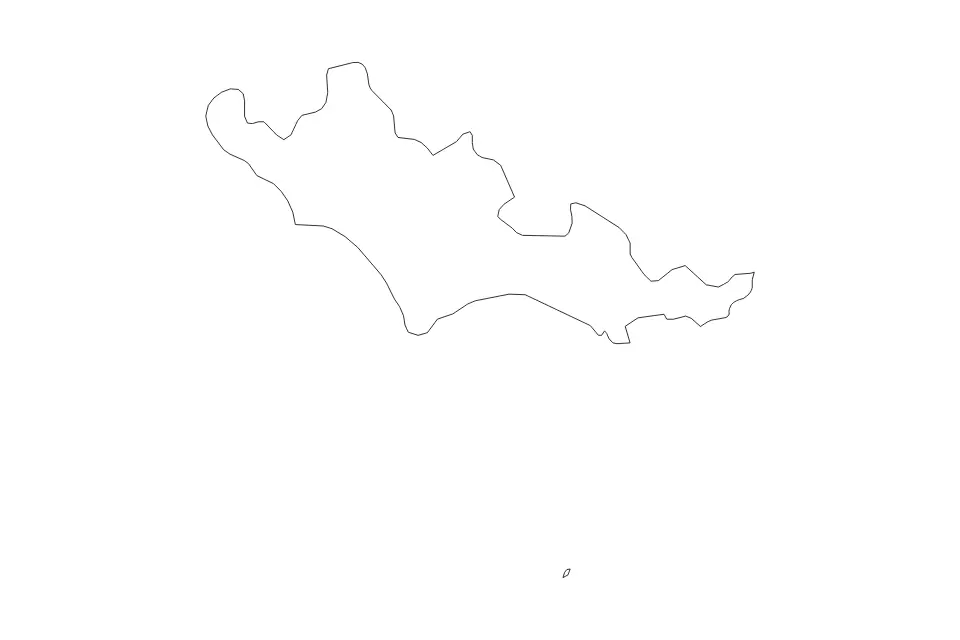 Carte de Latina, Italy de type contour pour Europe, montrant contour avec des limites nettes.