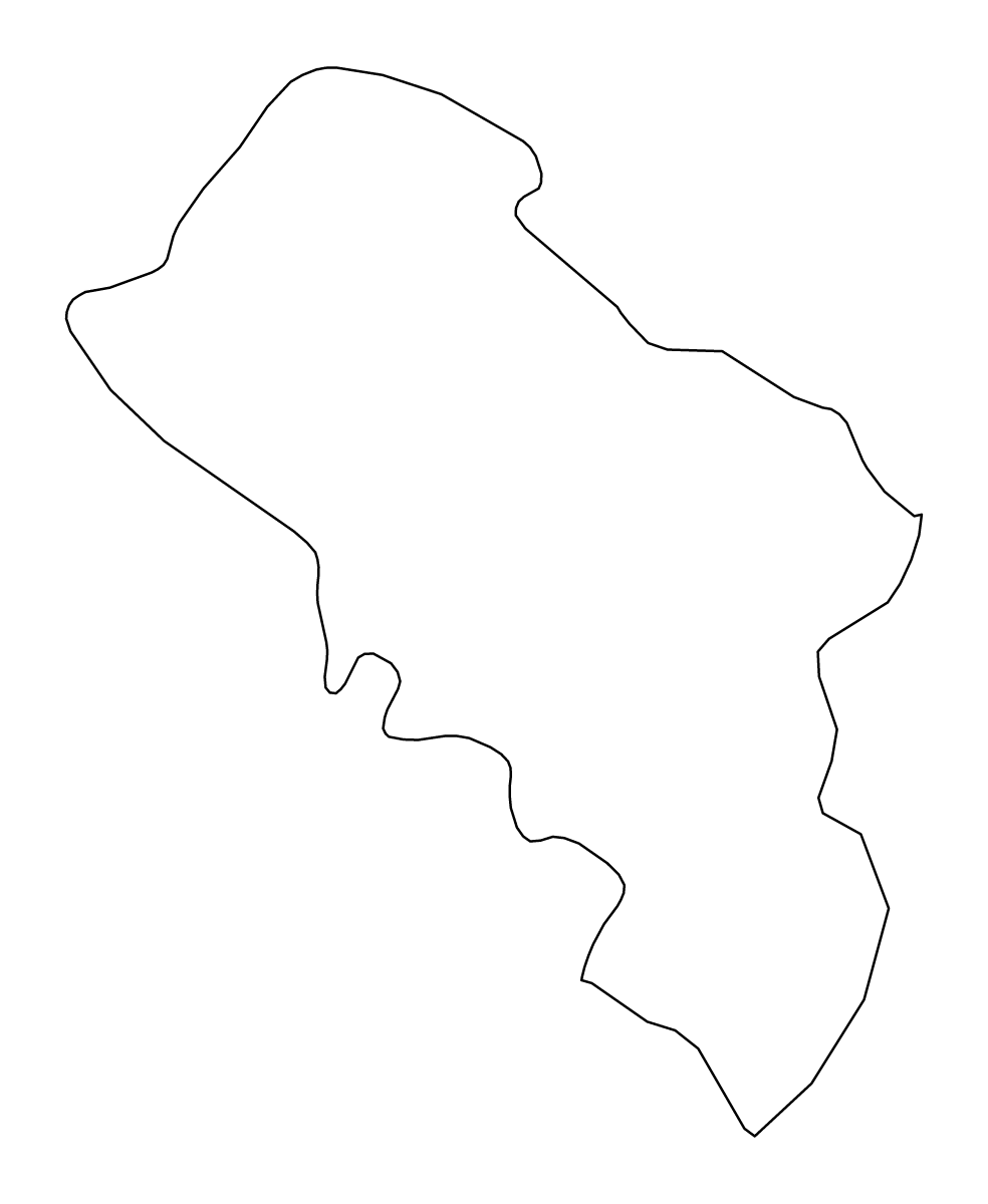 Carte de contour de Massa-Carrara, Italy.