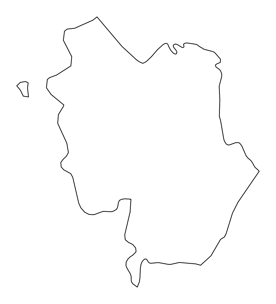Carte de contour de Matera, Italy avec rivières.