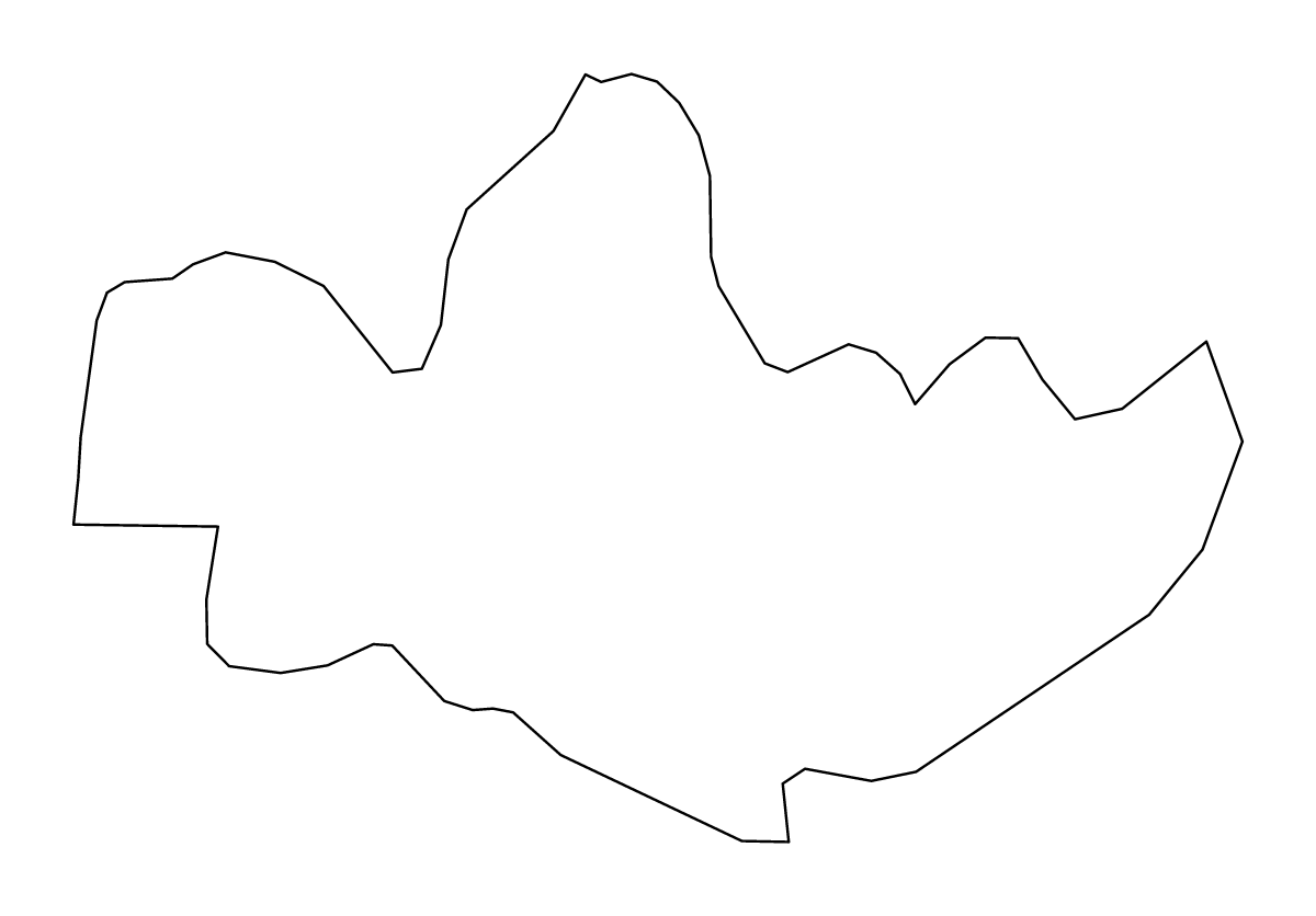 Carte de contour de Monza and Brianza, Italy.