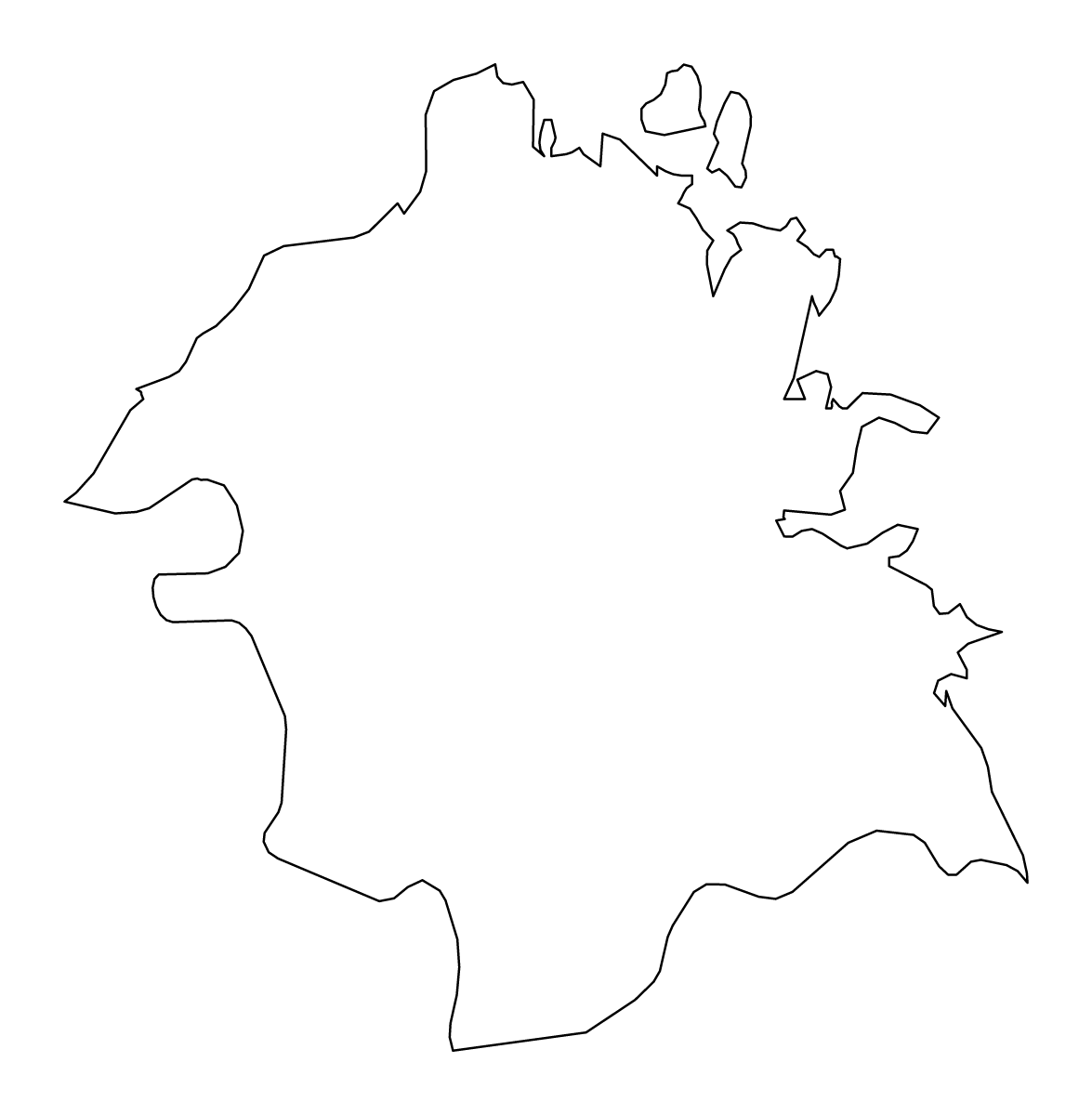 Mapa de contorno de Olbia-Tempio, Italy.