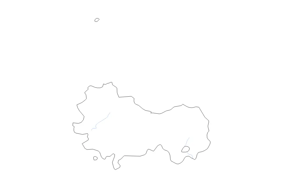 Carte de Palermo, Italy de type contour et rivières pour Europe, montrant contour et rivières avec des limites nettes.