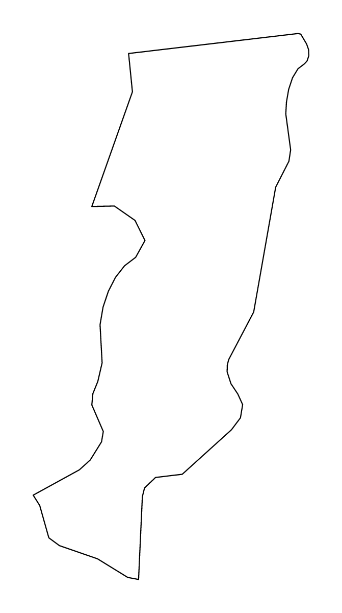 Mapa de contorno de Prato, Italy.