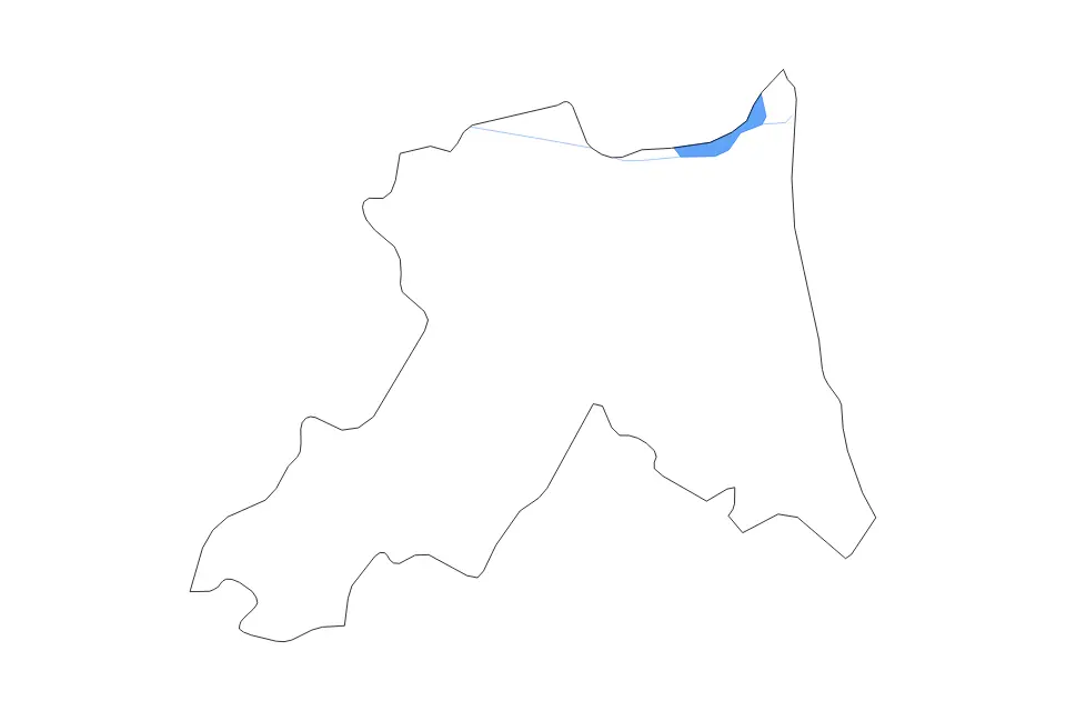 Mapa de Ravenna, Italy de tipo contorno, lagos y ríos para Europa, con contorno, lagos y ríos con elementos de agua como Valli di Comacchio.