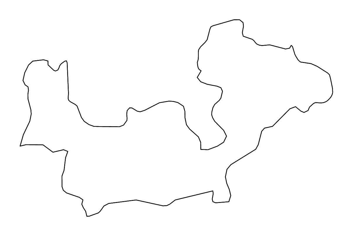 Outline map of Sondrio, Italy with rivers.