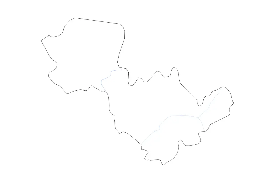 Mapa de Terni, Italy de tipo contorno y ríos para Europa, con contorno y ríos con límites limpios.