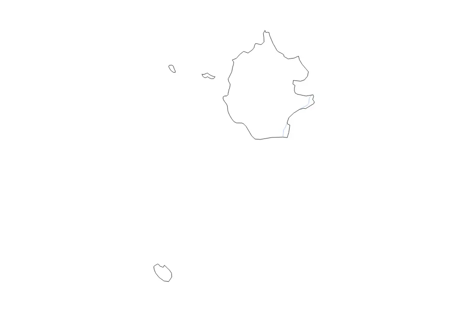 Mapa de Trapani, Italy de tipo contorno y ríos para Europa, con contorno y ríos con límites limpios.