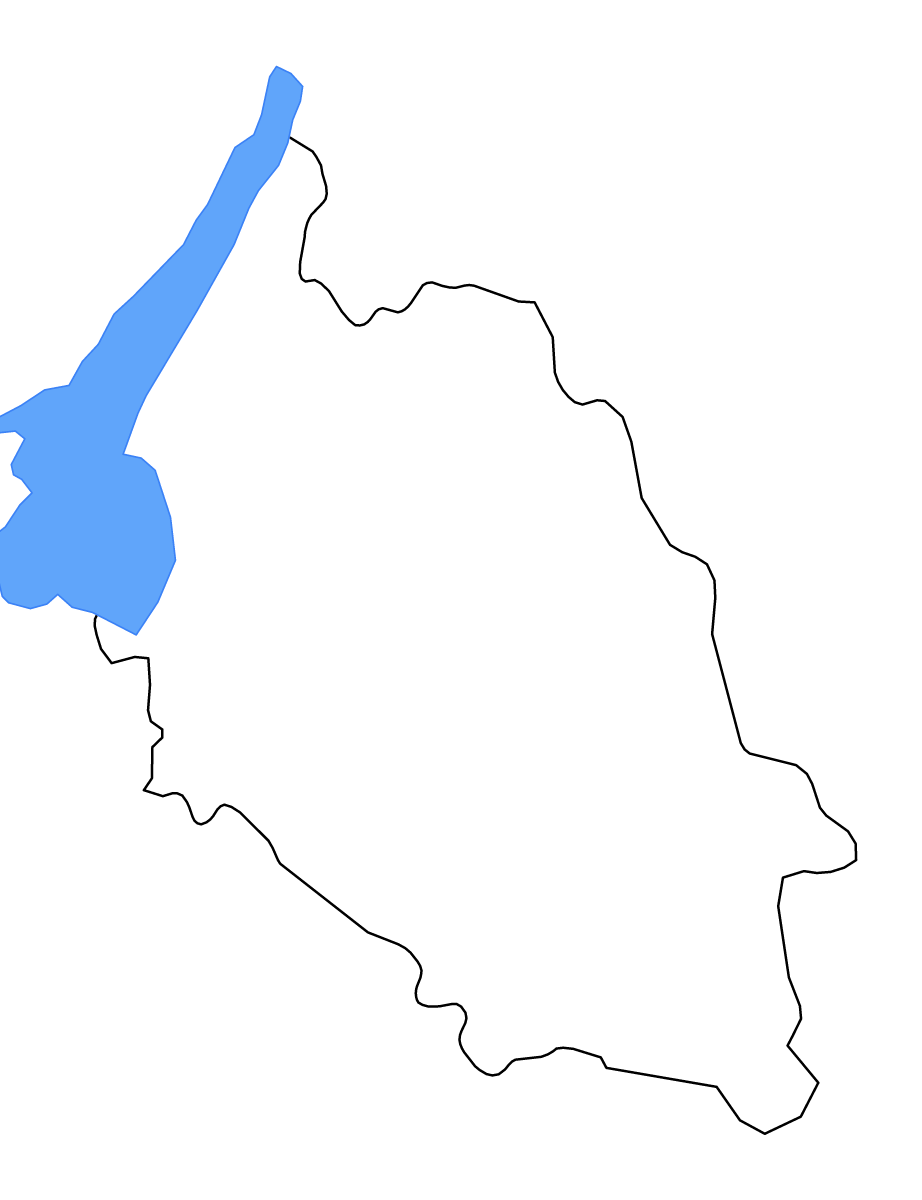Mapa de contorno de Verona, Italy con lagos y ríos.