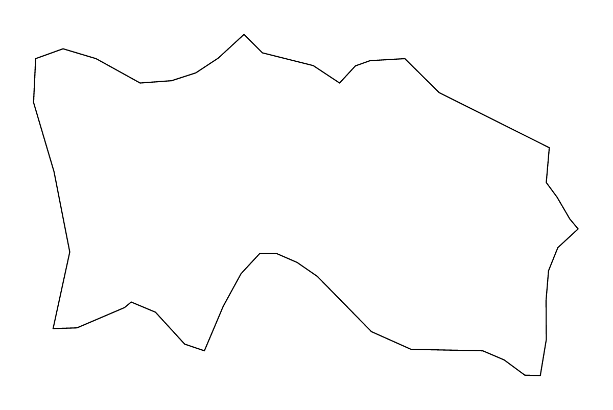 Mapa de contorno de Jersey (territorio).