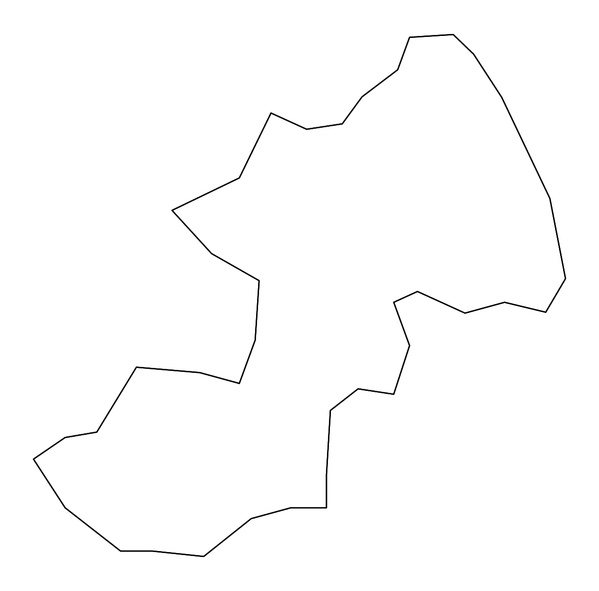 Carte de contour de Kosovska Mitrovica, Kosovo avec rivières.