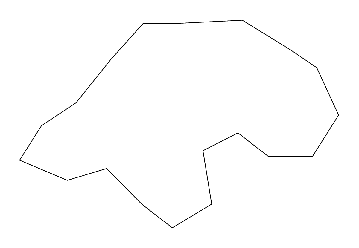 Outline map of Novo Brdo District, Kosovo.