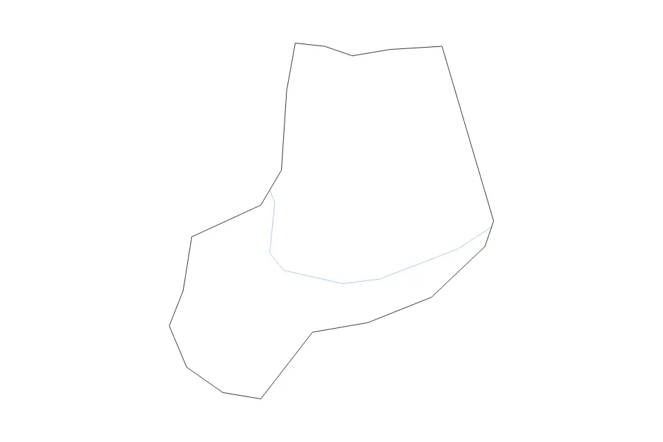 Mapa de Ādaži, Latvia de tipo contorno y ríos para Europa, con contorno y ríos con límites limpios.