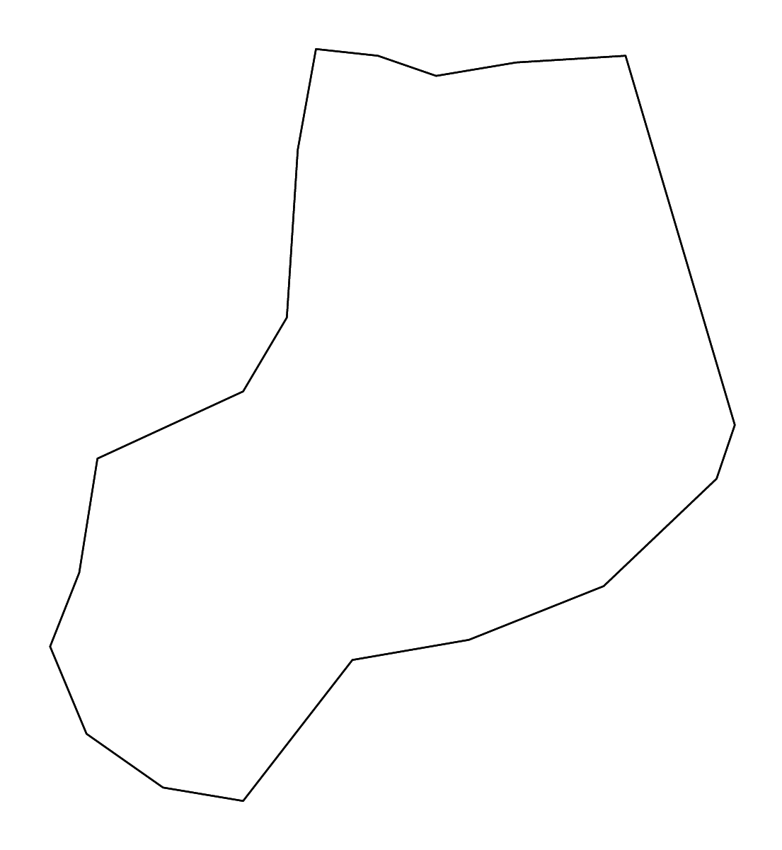 Mapa de contorno de Ādaži, Latvia con ríos.