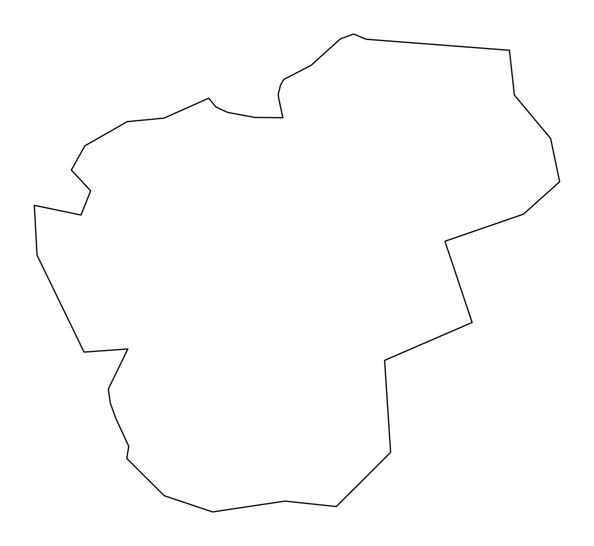 Mapa de contorno de Aglona, Latvia.