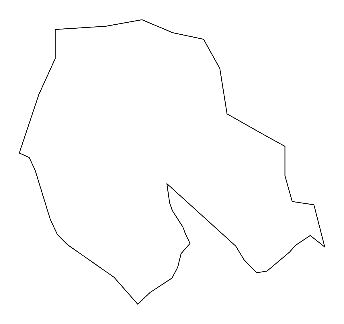 Mapa de contorno de Aknīste, Latvia con ríos.