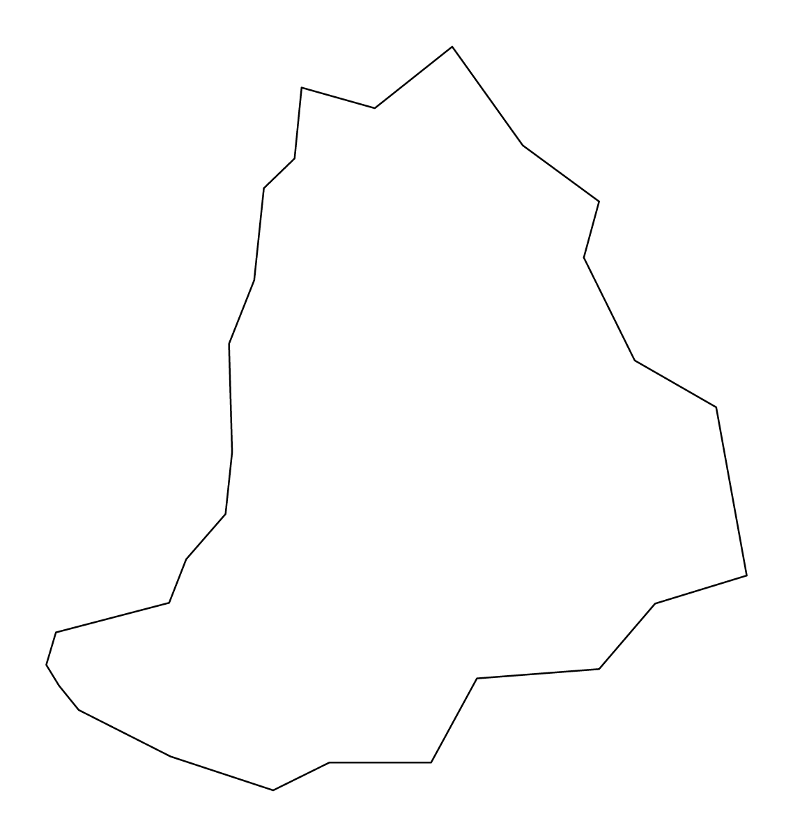 Mapa de contorno de Alsunga, Latvia.