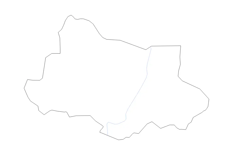 Mapa de Alūksne, Latvia de tipo contorno y ríos para Europa, con contorno y ríos con límites limpios.