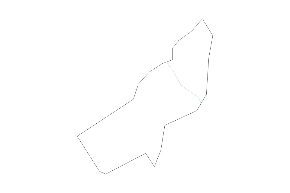 Outline map of Carnikava Municipality, Latvia with subdivision borders and rivers.