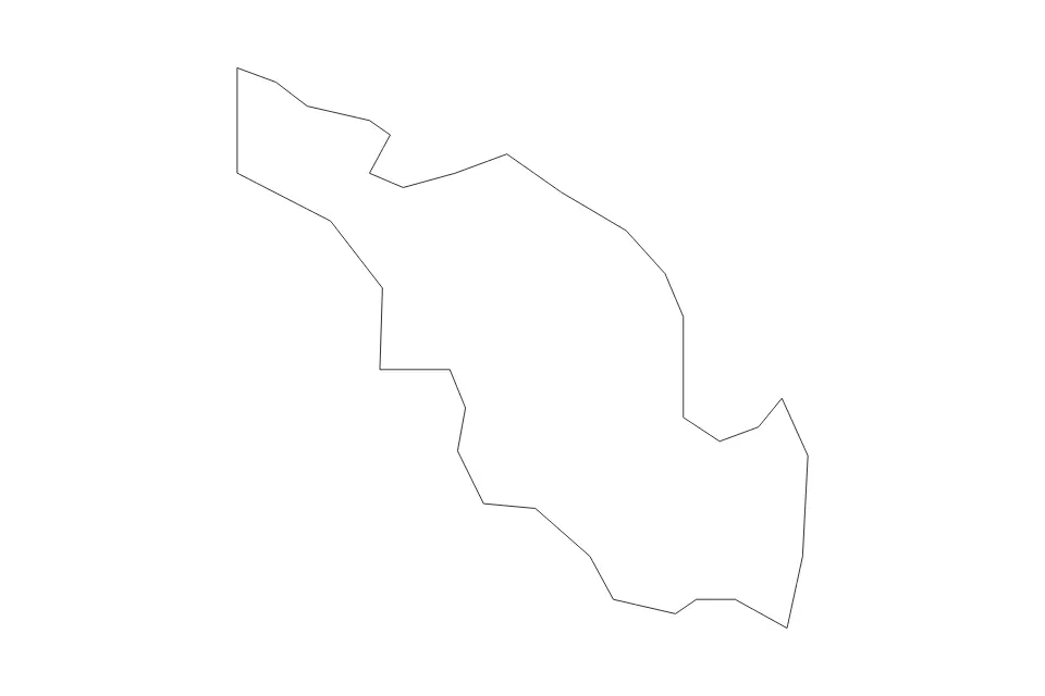Mapa de Cēsis, Latvia de tipo contorno para Europa, con contorno con límites limpios.