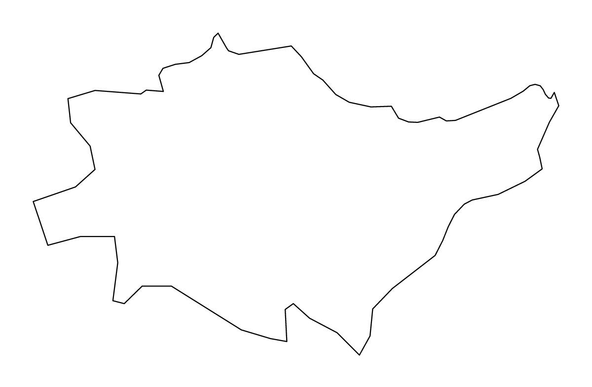 Mapa de contorno de Dagda, Latvia.