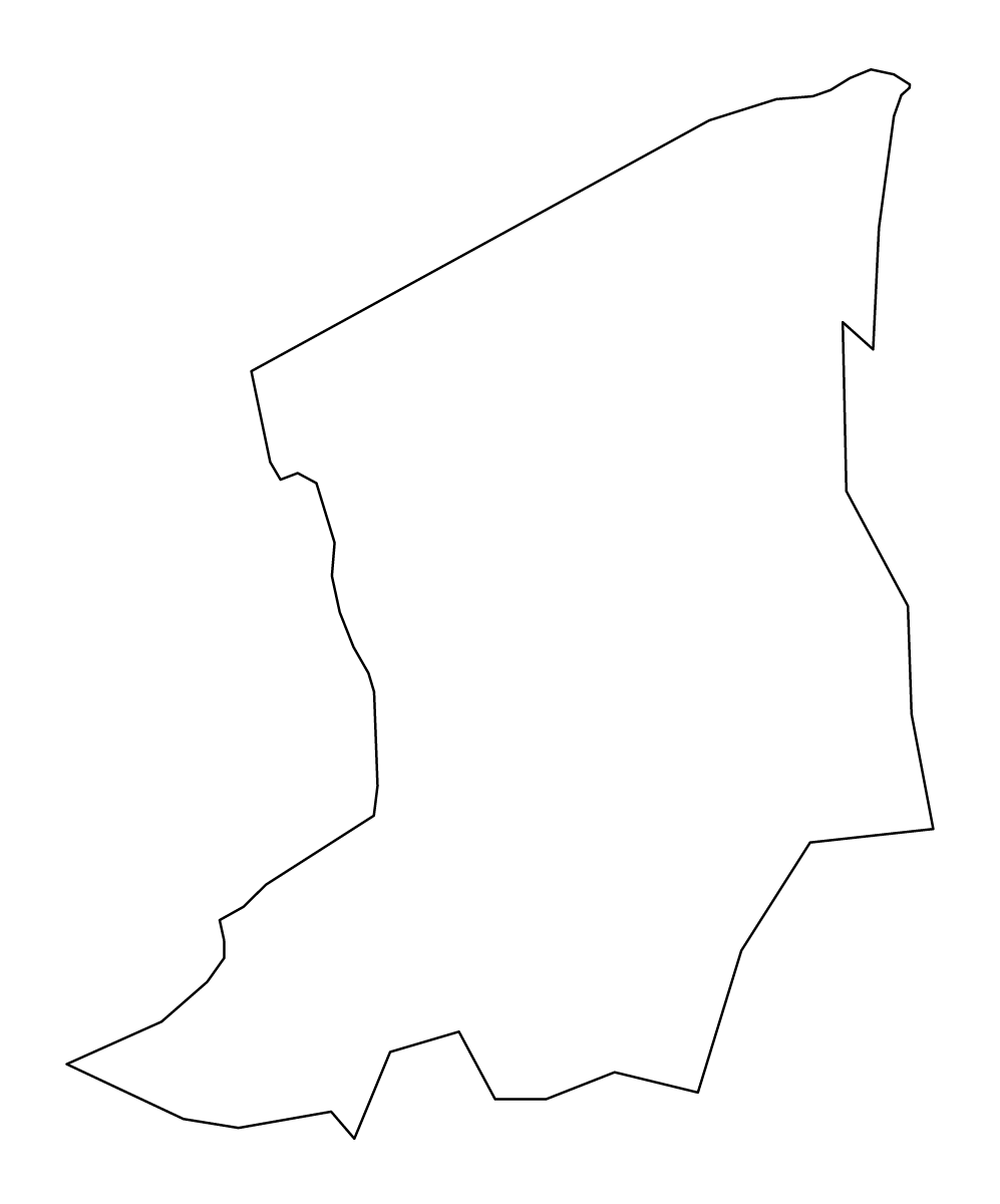 Carte de contour de Dundaga, Latvia.