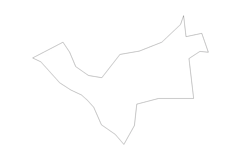 Outline map of Garkalne Municipality, Latvia with subdivision borders.