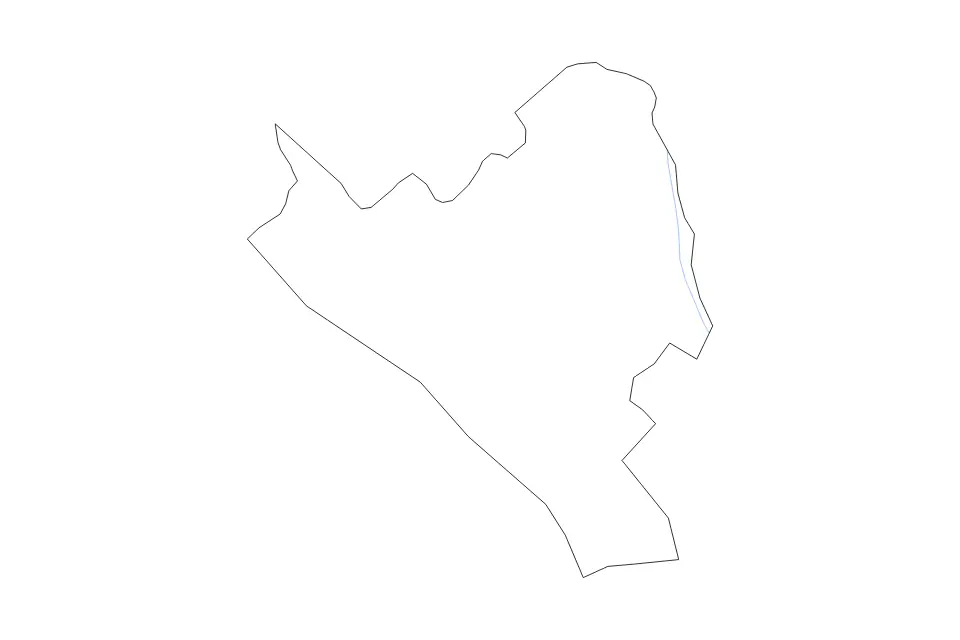 Carte de Ilūkste, Latvia de type contour et rivières pour Europe, montrant contour et rivières avec des limites nettes.