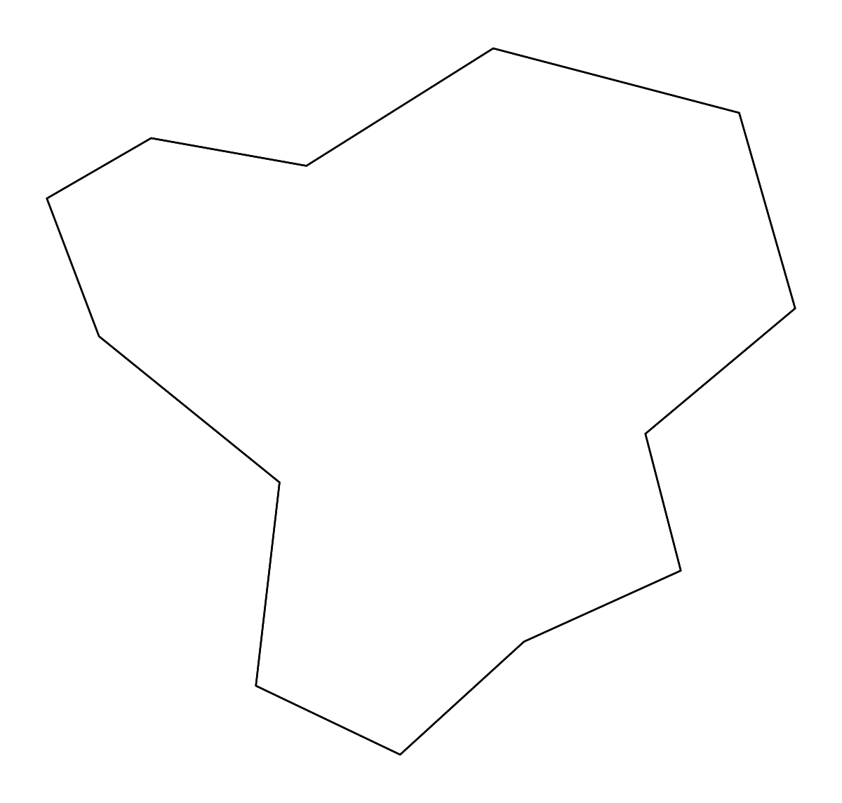 Mapa de contorno de Jelgava, Latvia con ríos.