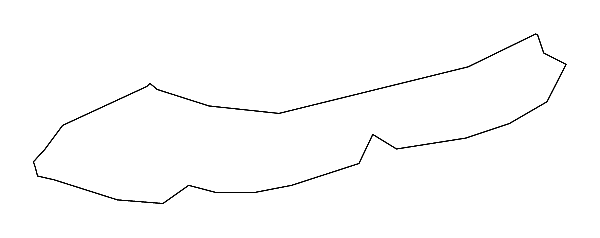 Carte de contour de Jūrmala, Latvia avec rivières.