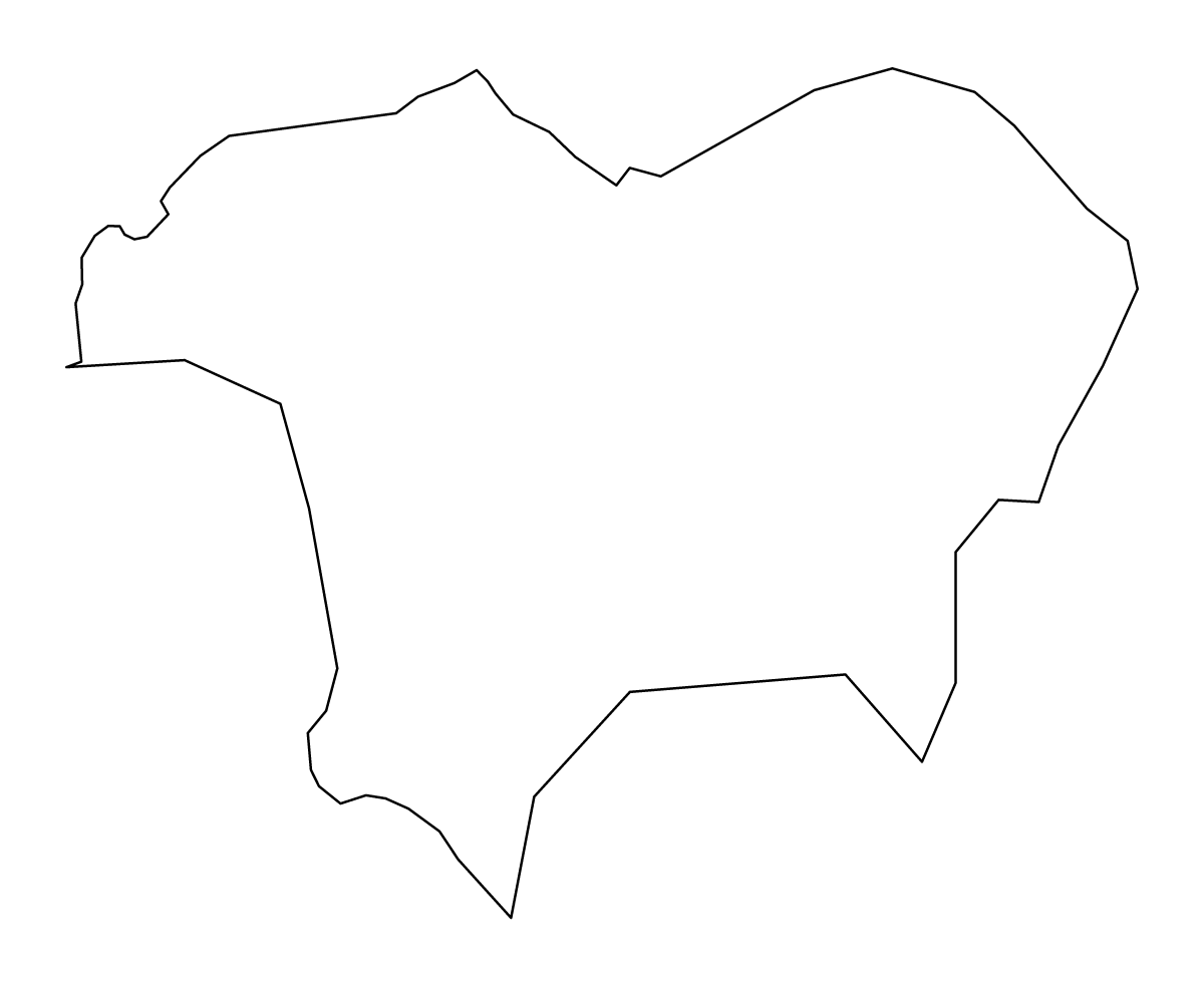 Carte de contour de Kārsava, Latvia.