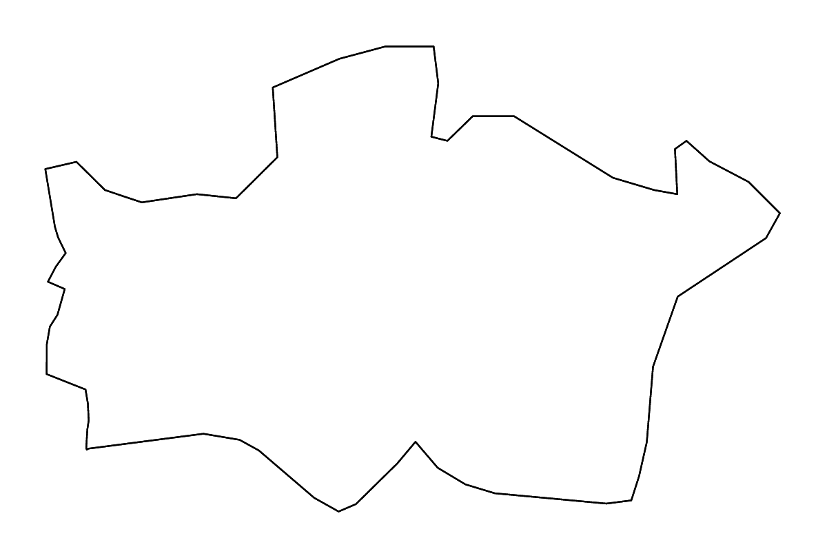Carte de contour de Krāslava, Latvia avec rivières.