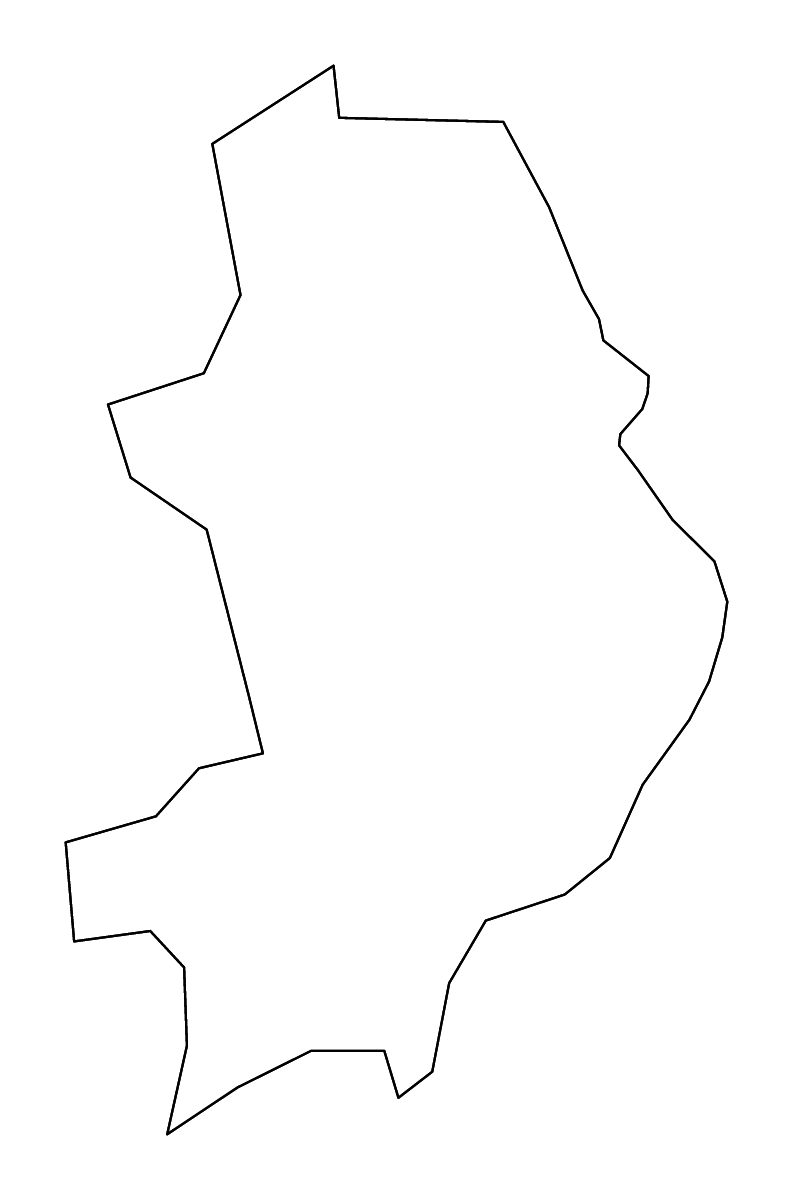 Carte de contour de Krimulda, Latvia avec rivières.