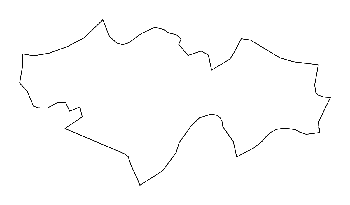 Carte de contour de Krustpils, Latvia avec rivières.