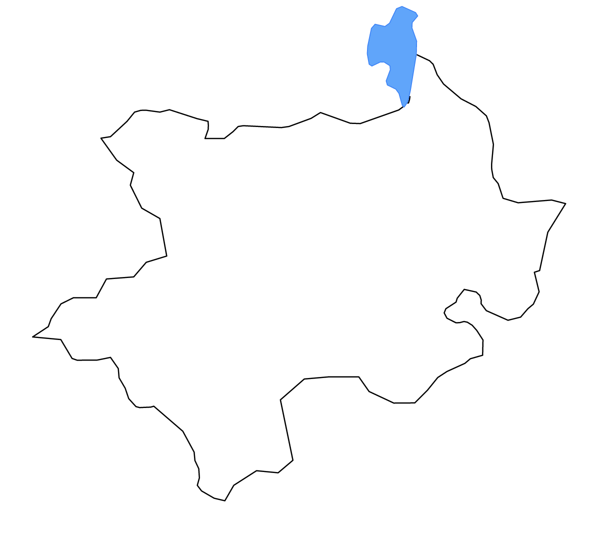 Carte de contour de Kuldīga, Latvia avec lacs et rivières.