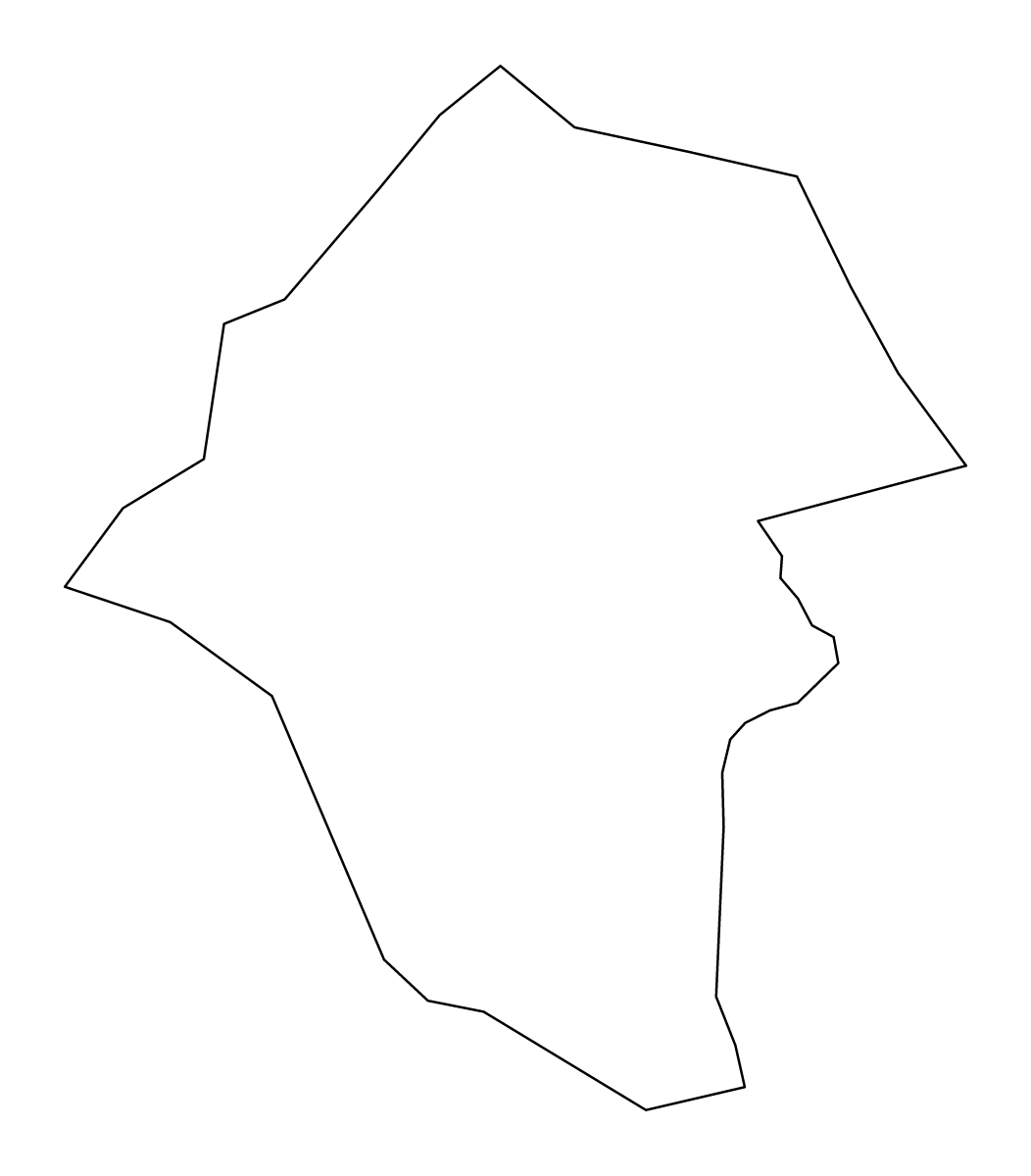 Carte de contour de Lielvārde, Latvia.