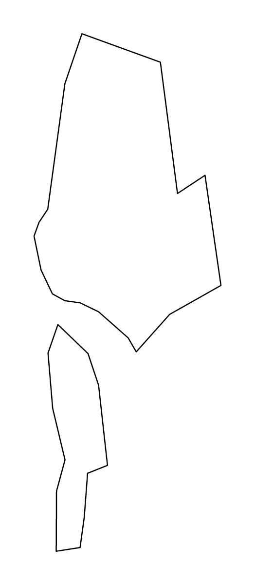 Mapa de contorno de Liepāja, Latvia.