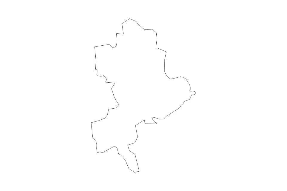 Mapa de Limbaži, Latvia de tipo contorno para Europa, con contorno con límites limpios.