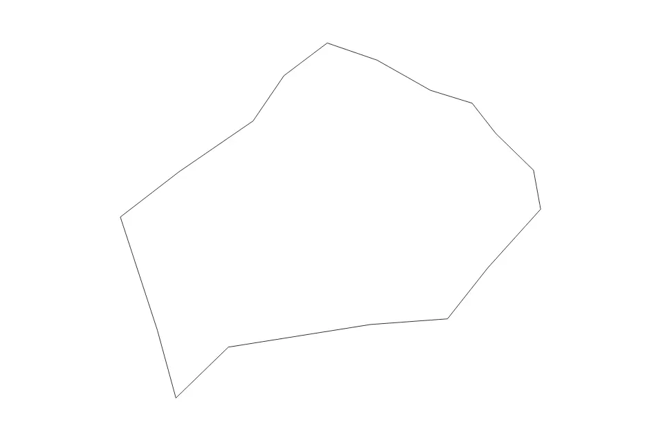 Mapa de Mārupe, Latvia de tipo contorno para Europa, con contorno con límites limpios.