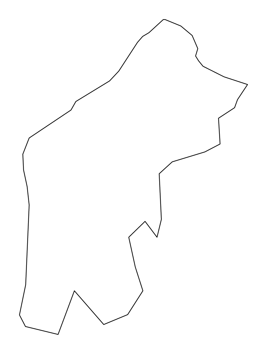Mapa de contorno de Pāvilosta, Latvia.