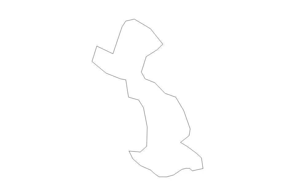 Carte de Preiļi, Latvia de type contour pour Europe, montrant contour avec des limites nettes.