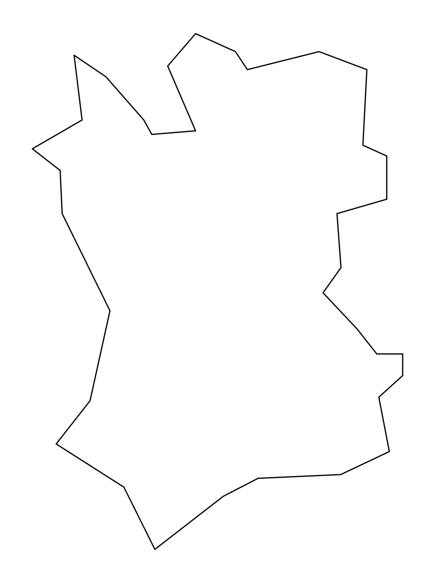 Carte de contour de Priekule, Latvia.