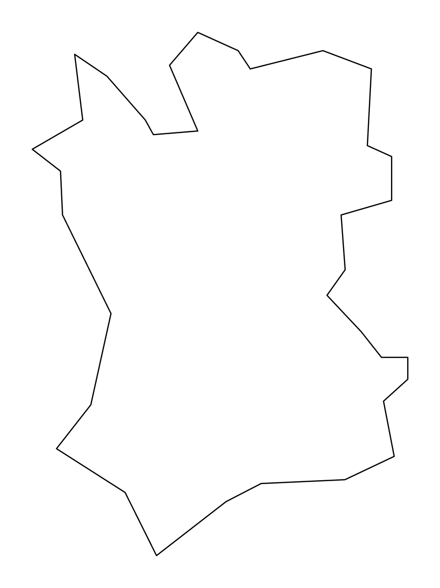 Mapa de contorno de Priekule, Latvia.