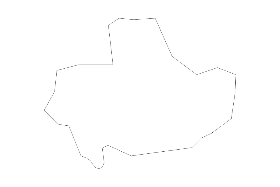 Mapa de Ropaži, Latvia de tipo contorno para Europa, con contorno con límites limpios.
