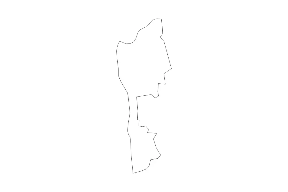 Mapa de Salacgrīva, Latvia de tipo contorno para Europa, con contorno con límites limpios.