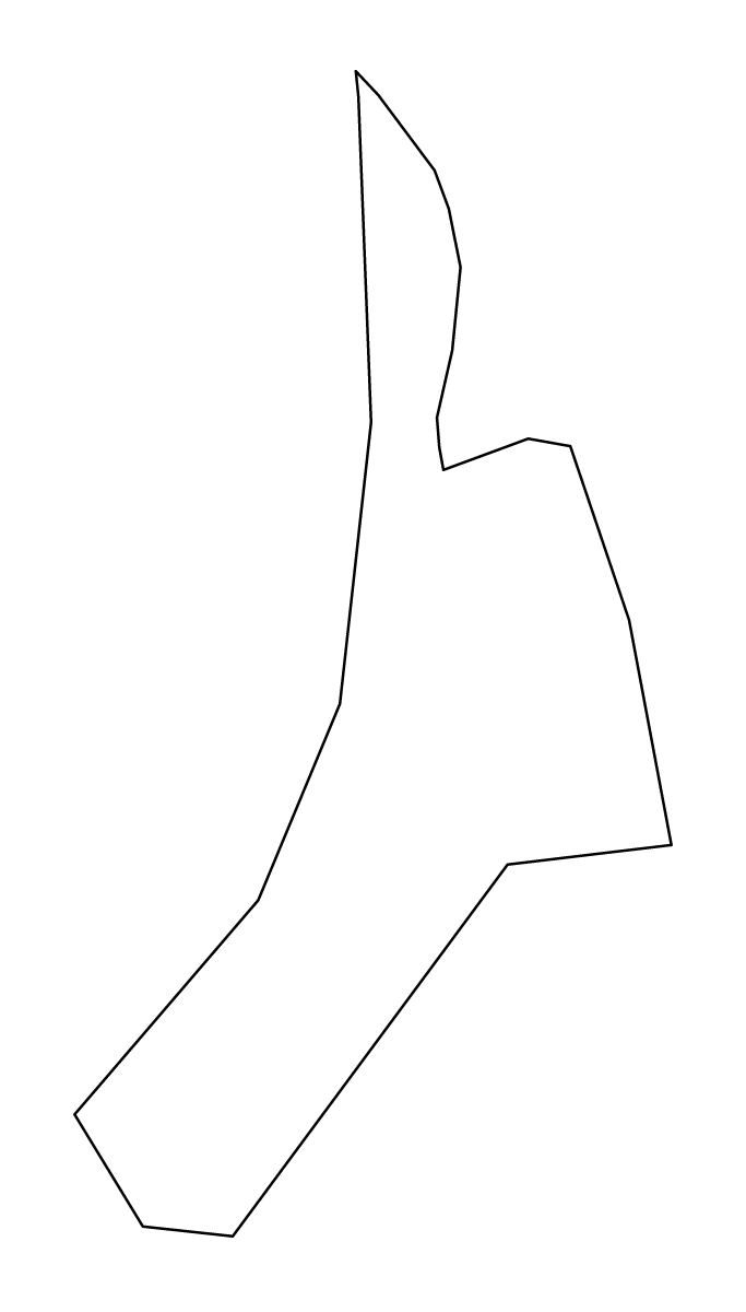 Mapa de contorno de Saulkrasti, Latvia.