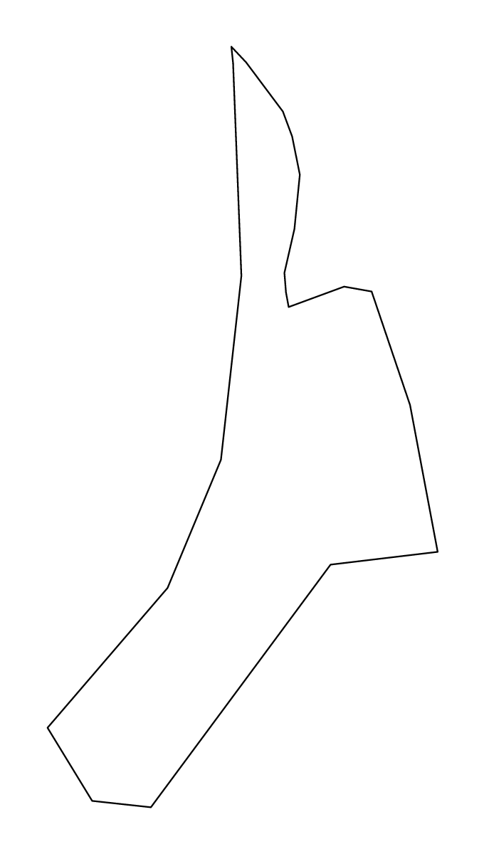 Mapa de contorno de Saulkrasti, Latvia.