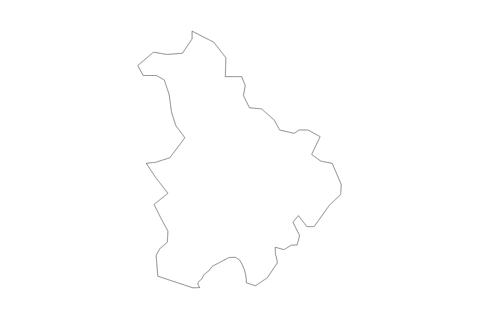 Mapa de Valmiera (Municipality 5781), Latvia de tipo contorno para Europa, con contorno con límites limpios.